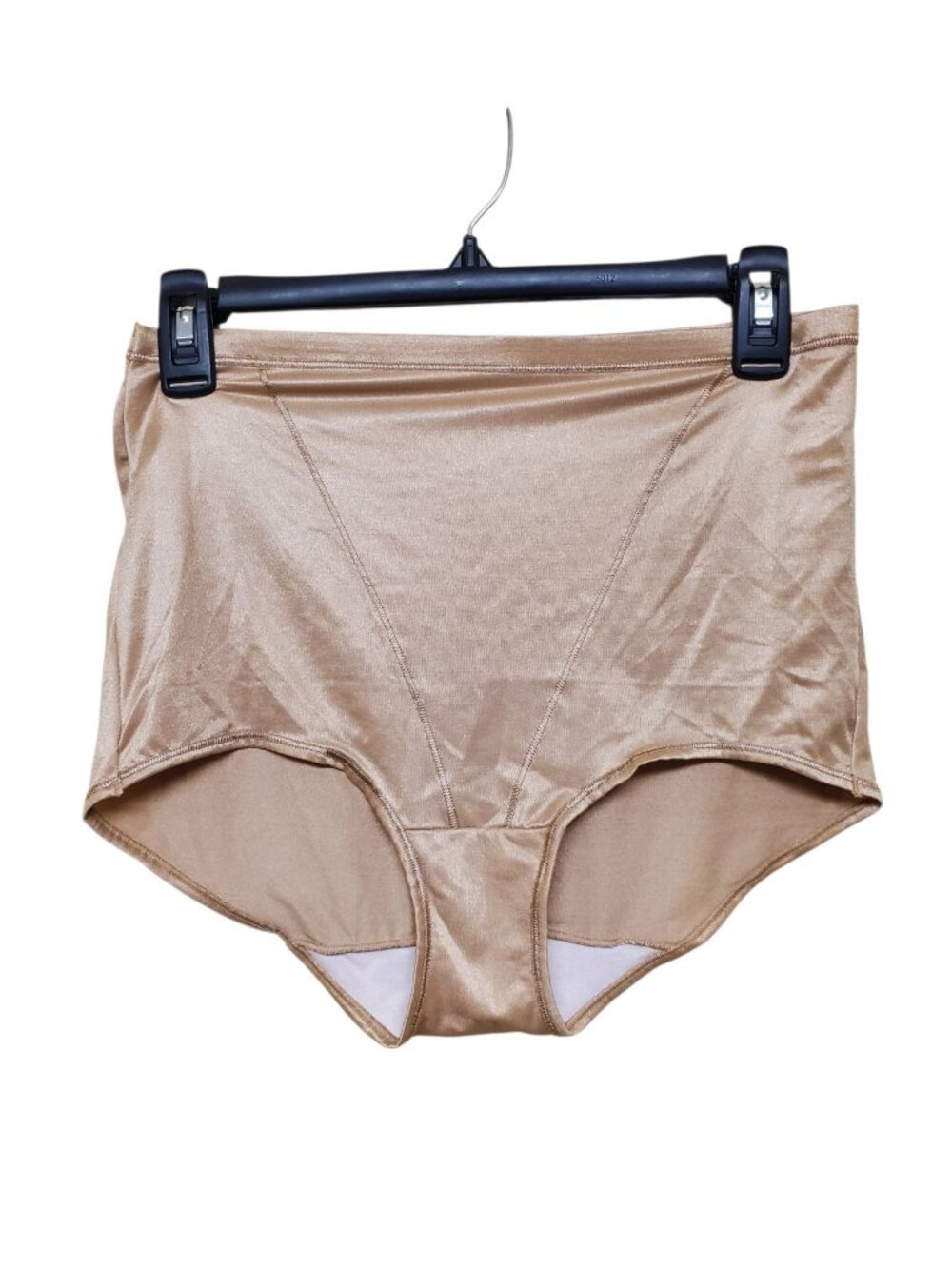 Hanes HH91 Beige Nude Light Tummy Control High Waist Shaping Brief Panty Size XL